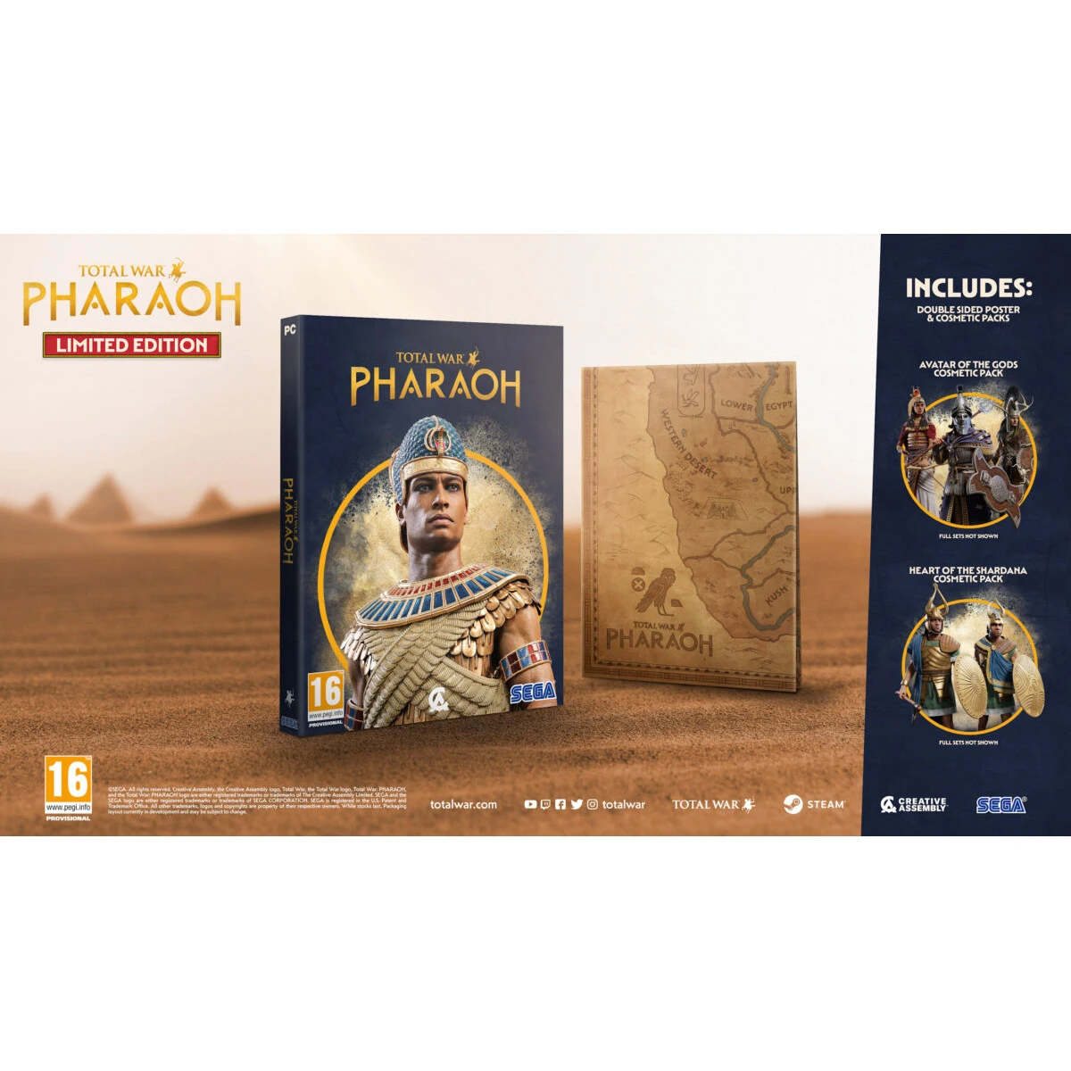 Total War: PHARAOH Limited Edition PC (Steam Code in Box) - Image 3