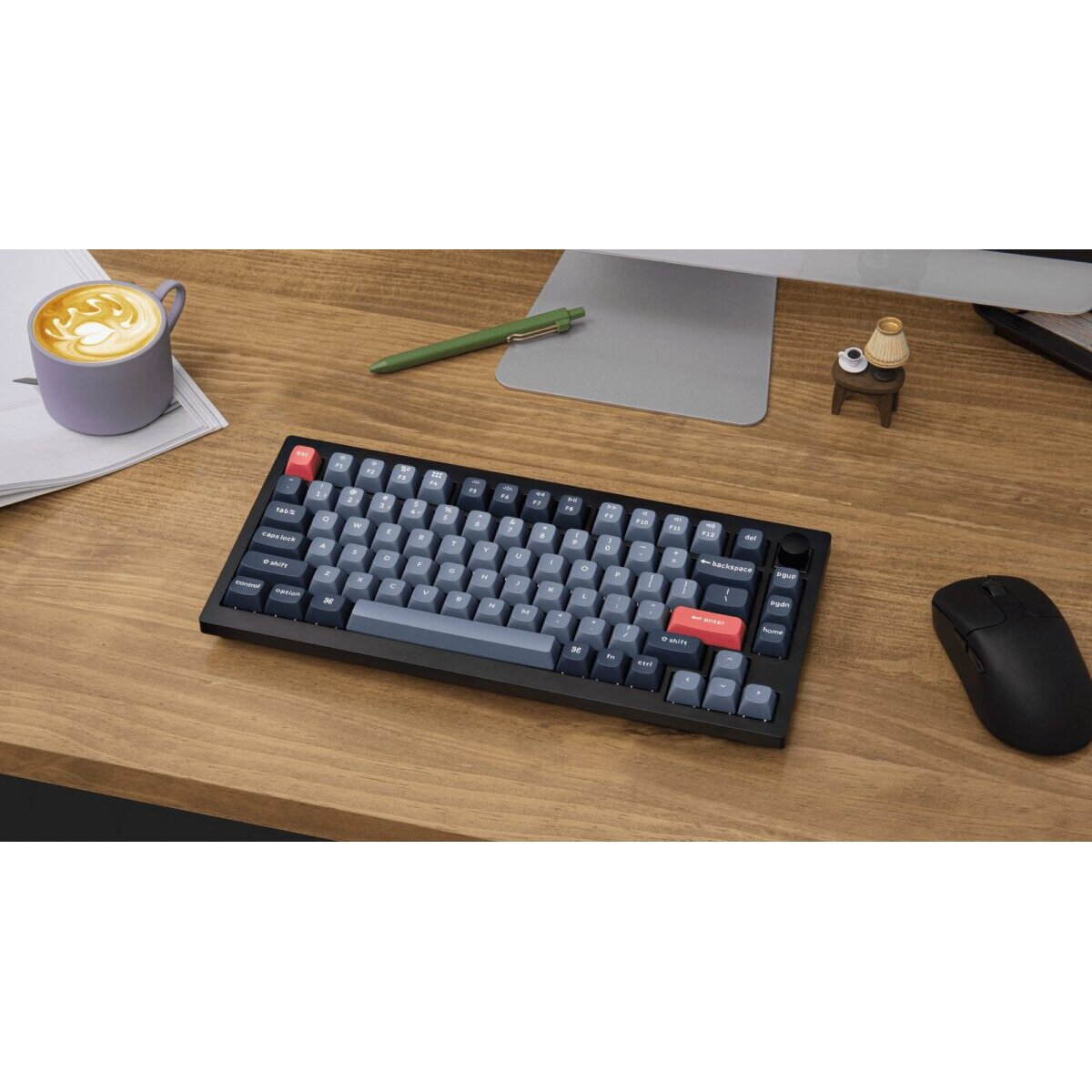 Keychron V1 Max (V1M-D3) QMK/VIA Wireless Custom Mechanical Keyboard Brown Switch RGB 75% US Lay - Image 4