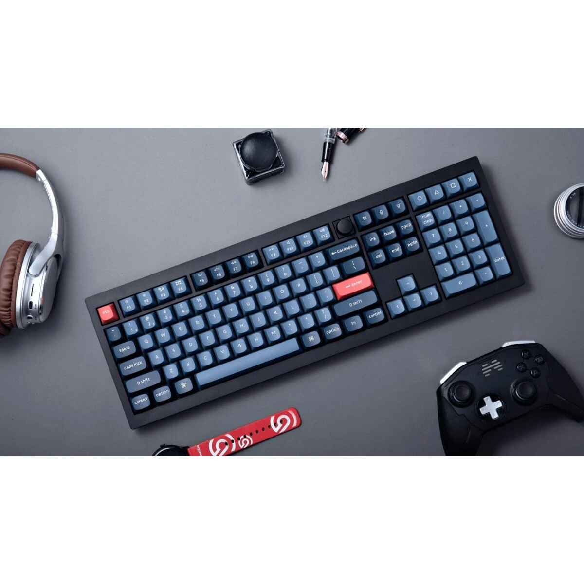 Keychron V6 Max (V6M-D1) QMK/VIA Wireless BT/2,4/Wired Custom Mechanical Keyboard Red Switch 100% US - Image 3