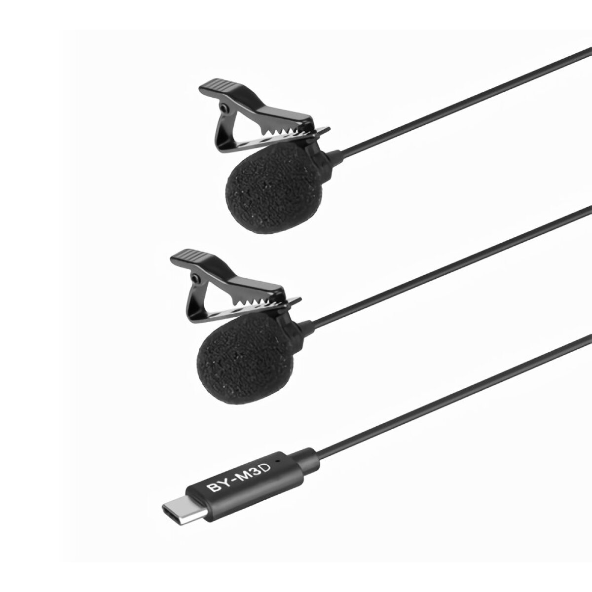 BOYA BY-M3D Dual Mic Lavalier microphone for USB TYPE-C devices - Image 2