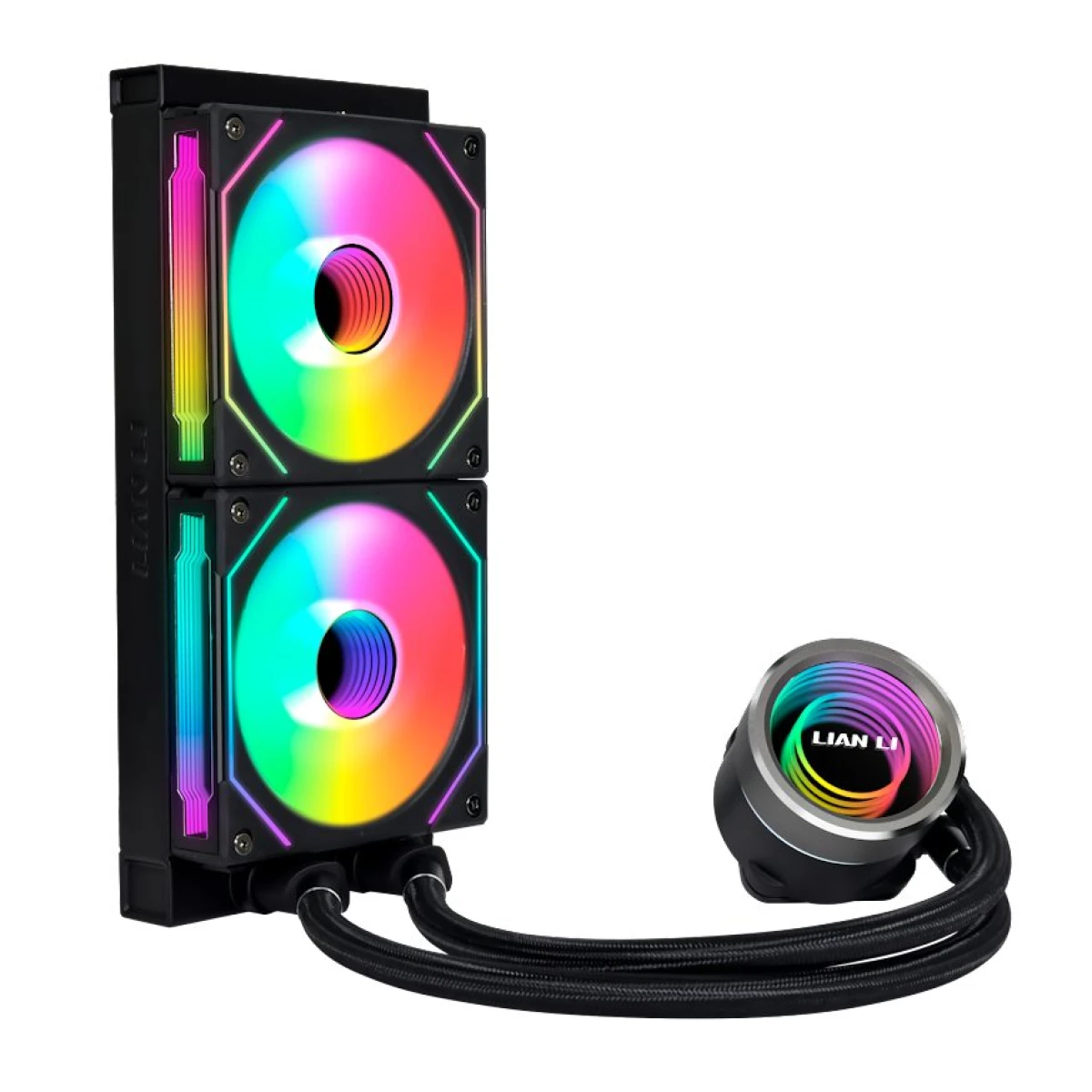 Lian Li Galahad II Trinity 240 SL-Inf Black - AIO GPU Liquid Cooler  with ARGB INFINITY Fans - Image 2