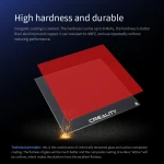 Creality Carborundum Glass Platform Kit 235Χ235Χ4 Ender-3 /3 V2/3 Pro/5/5S/5 Pro/3 KR/CR20/CP-01 - Image 3