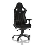noblechairs EPIC Gaming Chair Breathable, 4D armrests, 60mm casters - black/gold - Image 2