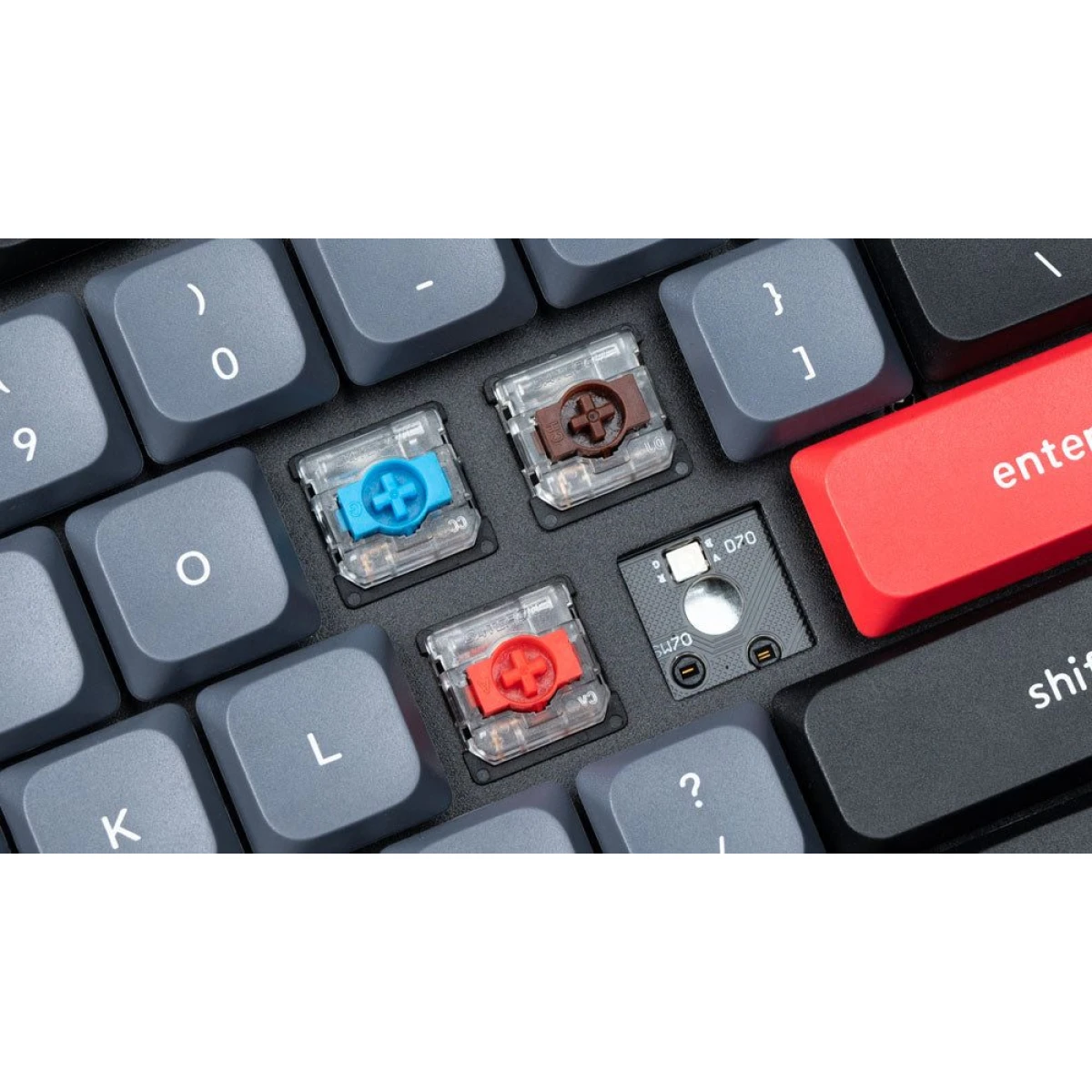 Keychron K17 Pro (K17P-H1) QMK/VIA Wireless Custom Mechanical Keyboard-Red Switch-Hot Swap-96% US - Image 4
