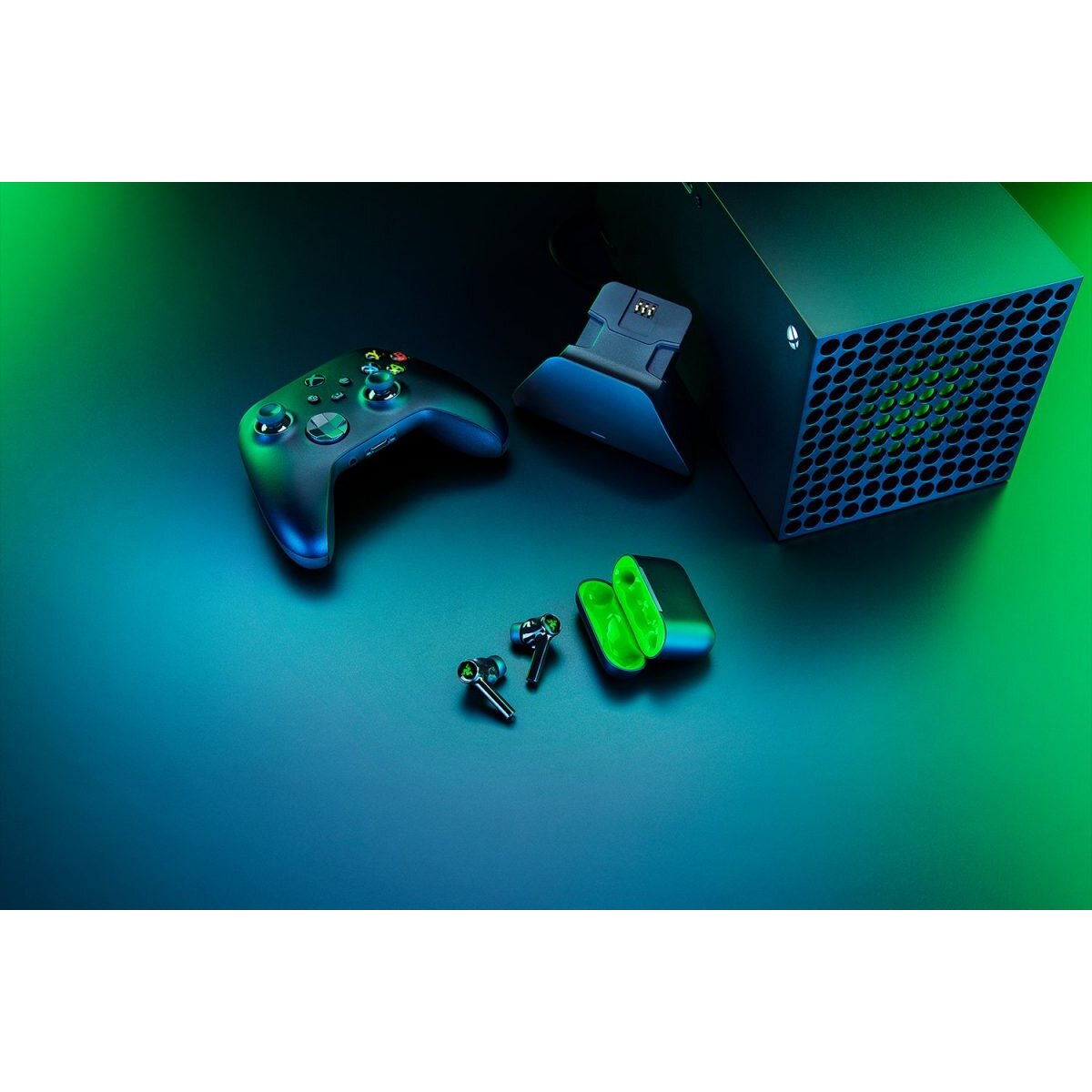 Razer HAMMERHEAD HYPERSPEED  - XBOX Licensed - Wireless Gaming Earbuds - ANC - RGB - TWS - Image 4