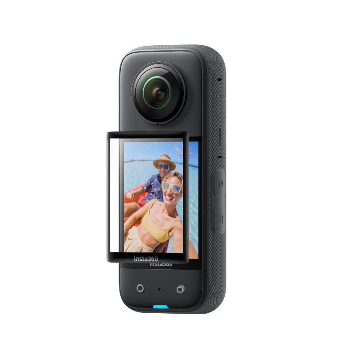 Insta360 X3 Screen Protector - Custom curved design for a precise fit. Tempered glass - Image 4