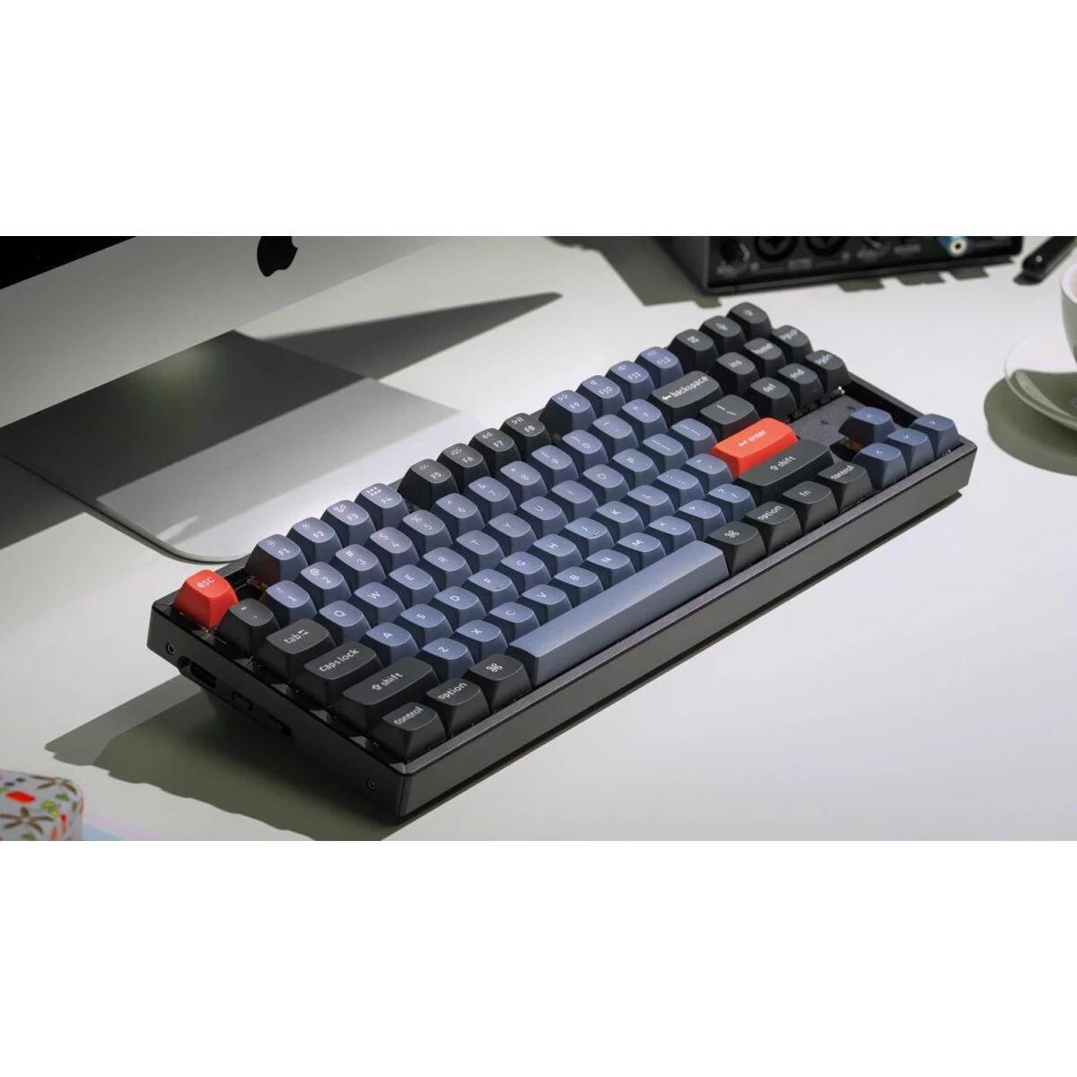 Keychron K8 Pro (K8P-J2) QMK/VIA Wireless Mechanical Keyboard Blue Switch (Hot-Swap) 80% Us Layout - Image 5