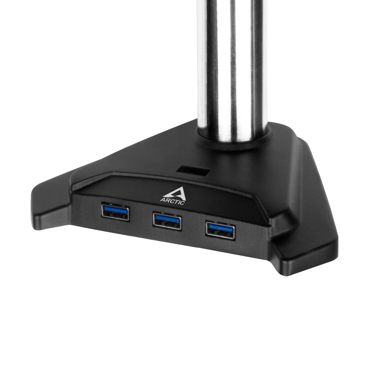 Arctic Z3 Pro Gen 3 (Matt black) Triple-Monitor Arm 4 ports USB 3.0 hub - Image 3