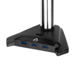 Arctic Z3 Pro Gen 3 (Matt black) Triple-Monitor Arm 4 ports USB 3.0 hub - Image 3