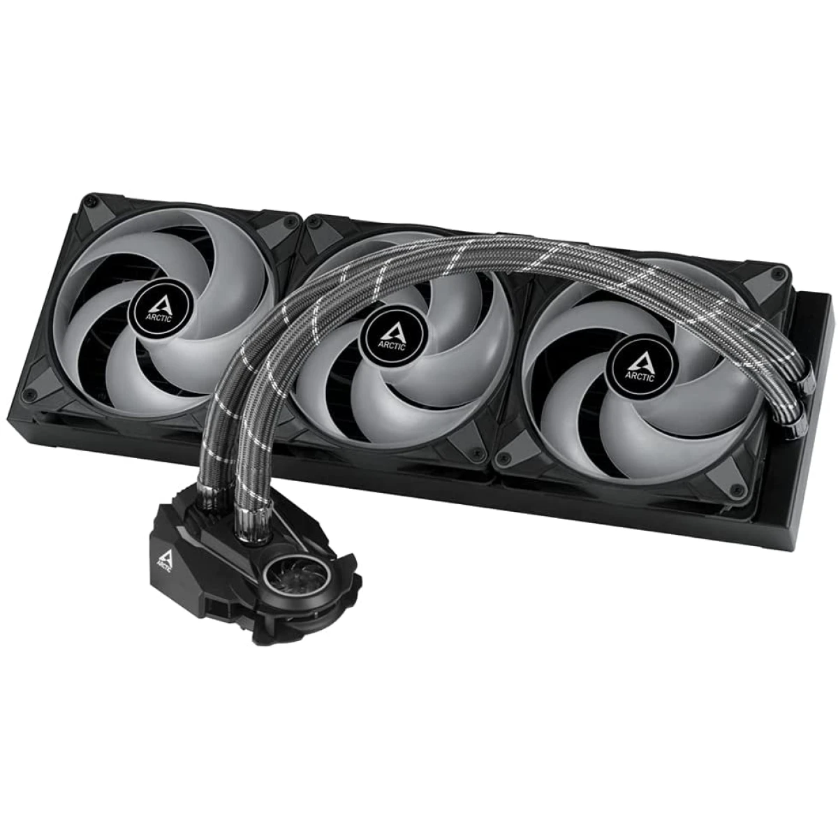 Arctic Liquid Freezer II - 420 A-RGB : All-in-One CPU Water Cooler with 420mm radiator and 3x P14 PW - Image 3