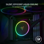 Razer HANBO Chroma RGB AIO Liquid Cooler - Powerful aRGB Silent PWM Fans - 360MM - Image 2