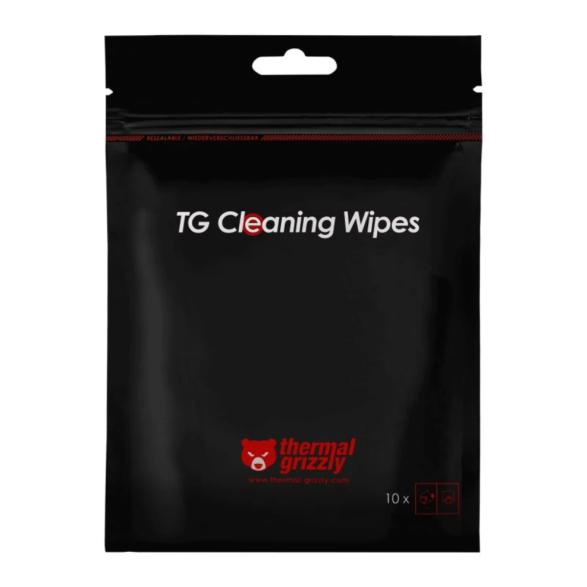 Thermal Grizzly TG Cleaning Wipes remove and degrease wipes - Image 5