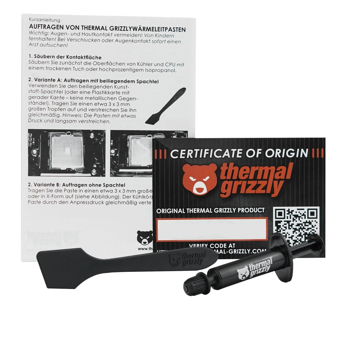 Thermal Grizzly TG Hydronaut  - 1 g Conductive High Performance Thermal Paste Air Water CPU GPU - Image 4