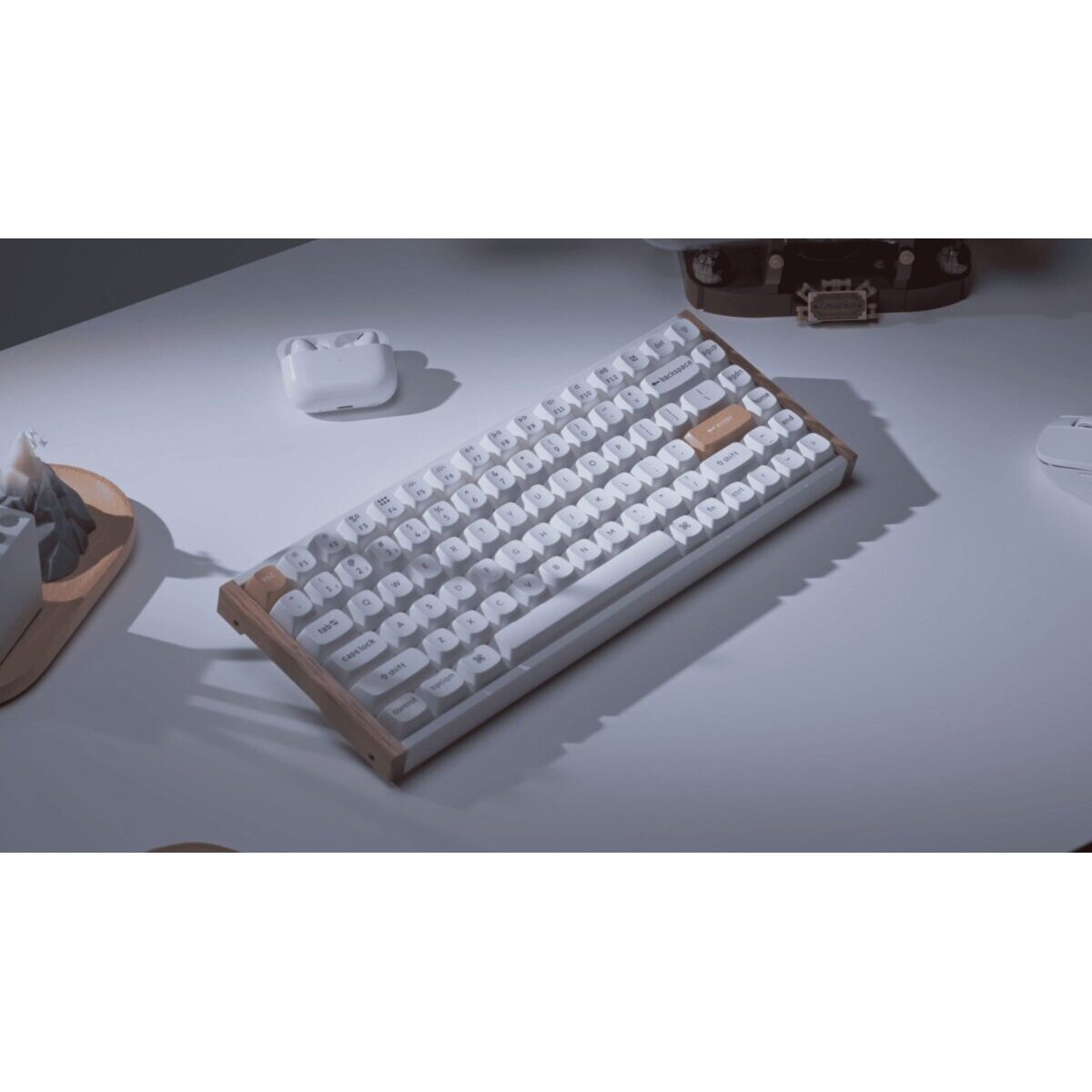 Keychron K2 HE (K2H-Q1) Wireless Magnetic Hall Effect RGB Keyboard 75% US Special Edition Wood White - Image 4