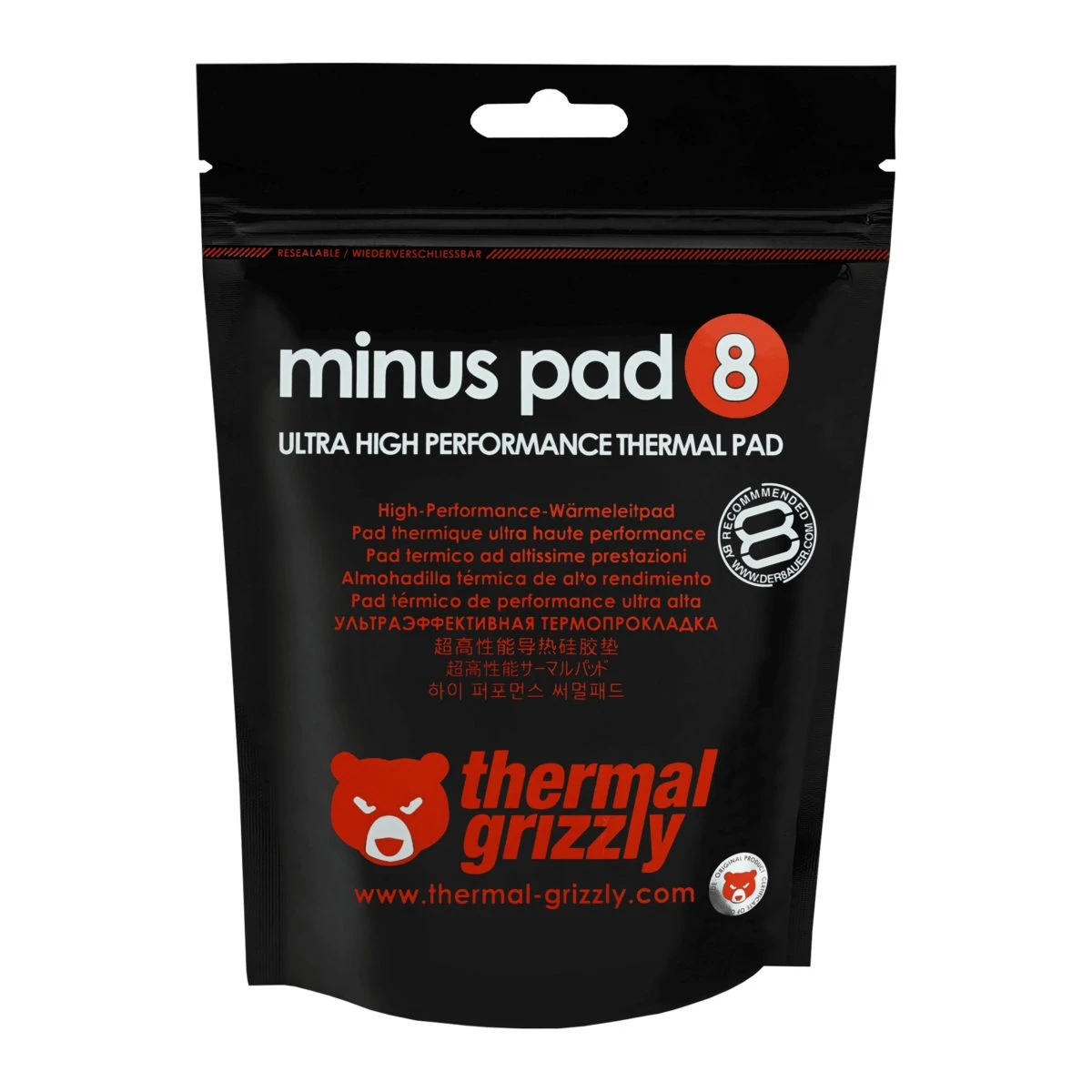 Thermal Grizzly TG Minus Pad 8 - 120x 20x 1,0 mm Thermal Pads - Image 3