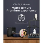 CREALITY CR-PLA Matte Grey, 3D Printer Filament 1 kg Spool,1.75mm (3301010299 gray) - Image 2
