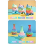 Creality Hyper PLA  Rainbow Spring Lake - Fast Printing Filament with CFS tag 1kg 1.75 - Image 5