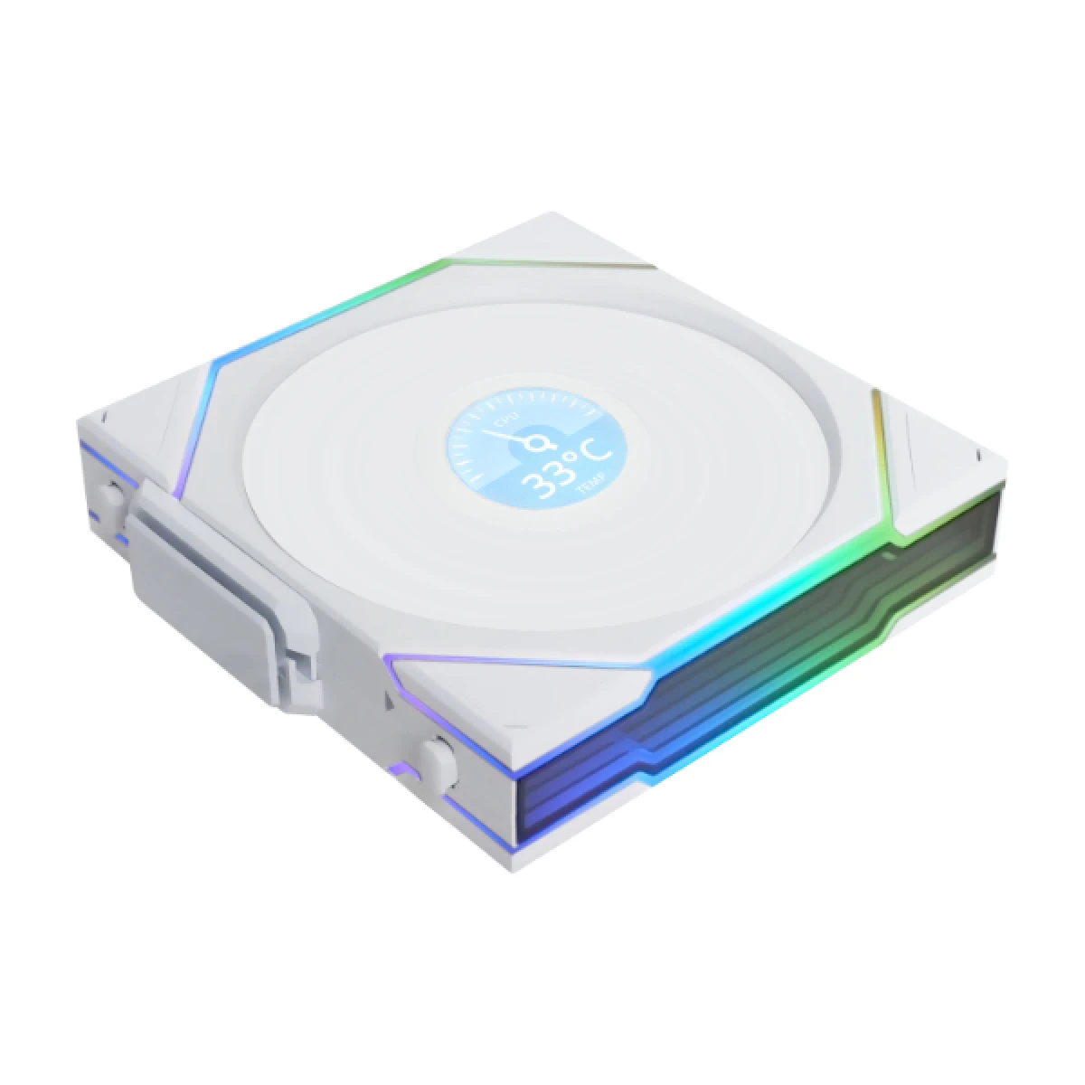 Lian Li UNI FAN TL-LCD Wireless Reverse 120 White (3pcs & controller) Case Fan - Image 4