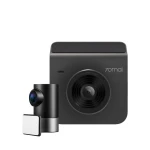 70mai A400-1 Dash Cam Grey w. Screen set w. Rearview cam RC09 - 1440P, 145FOV, 500mAh Car Camera