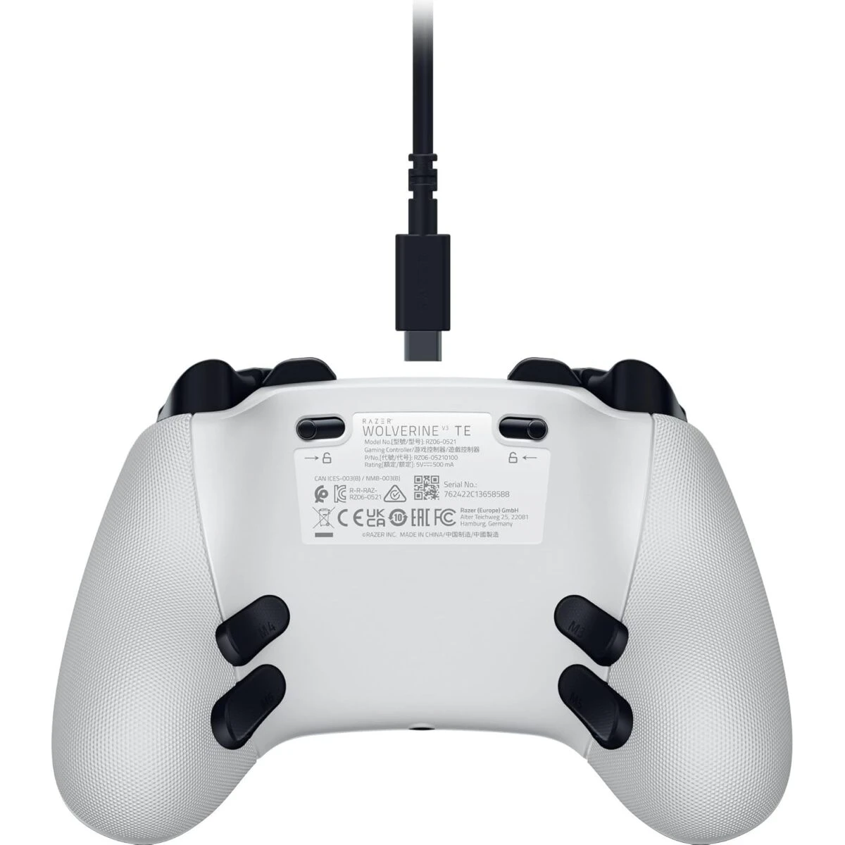Razer WOLVERINE V3 TOURNAMENT Ed - WHITE - Gaming Controller - XBOX X/S/PC - 6 Remap Buttons - Image 3