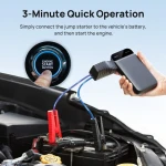70mai Midrive PS01 jump starter 600A, 11100mAh -20c to 60c Booster for 5L gasoline, 2L diesel car - Image 4