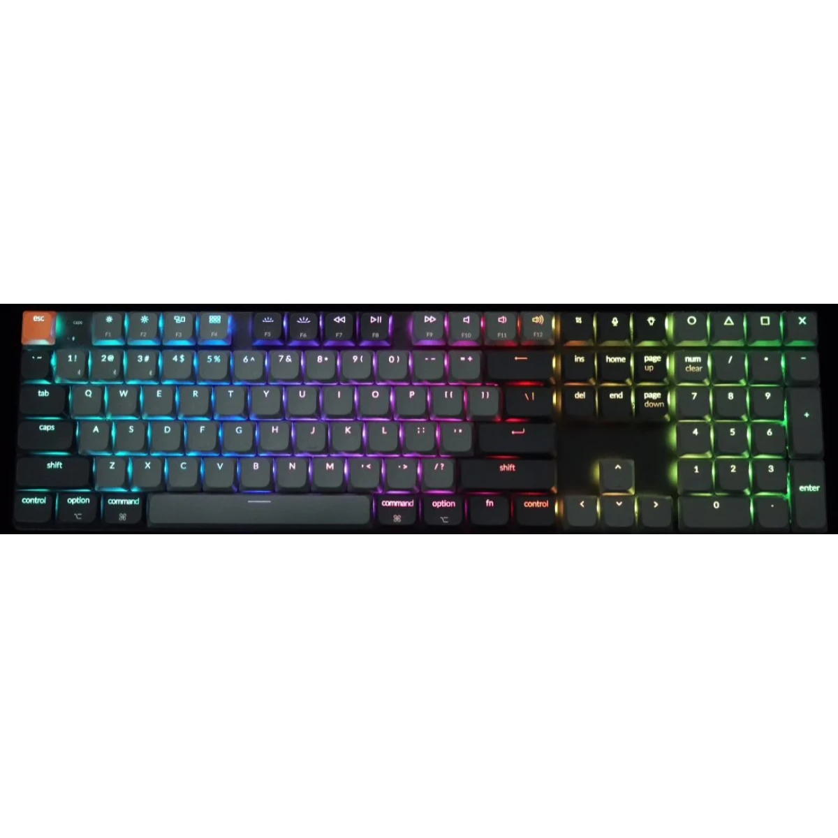 Keychron K5 V2 (K5X-B4) QMK Wireless Mechanical Keyboard Banana Switch RGB 100% US Layout - Image 5