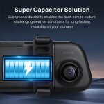 70mai S500 Rearview Mirror Dash Cam set 1944p 138fov Car Camera - Image 4