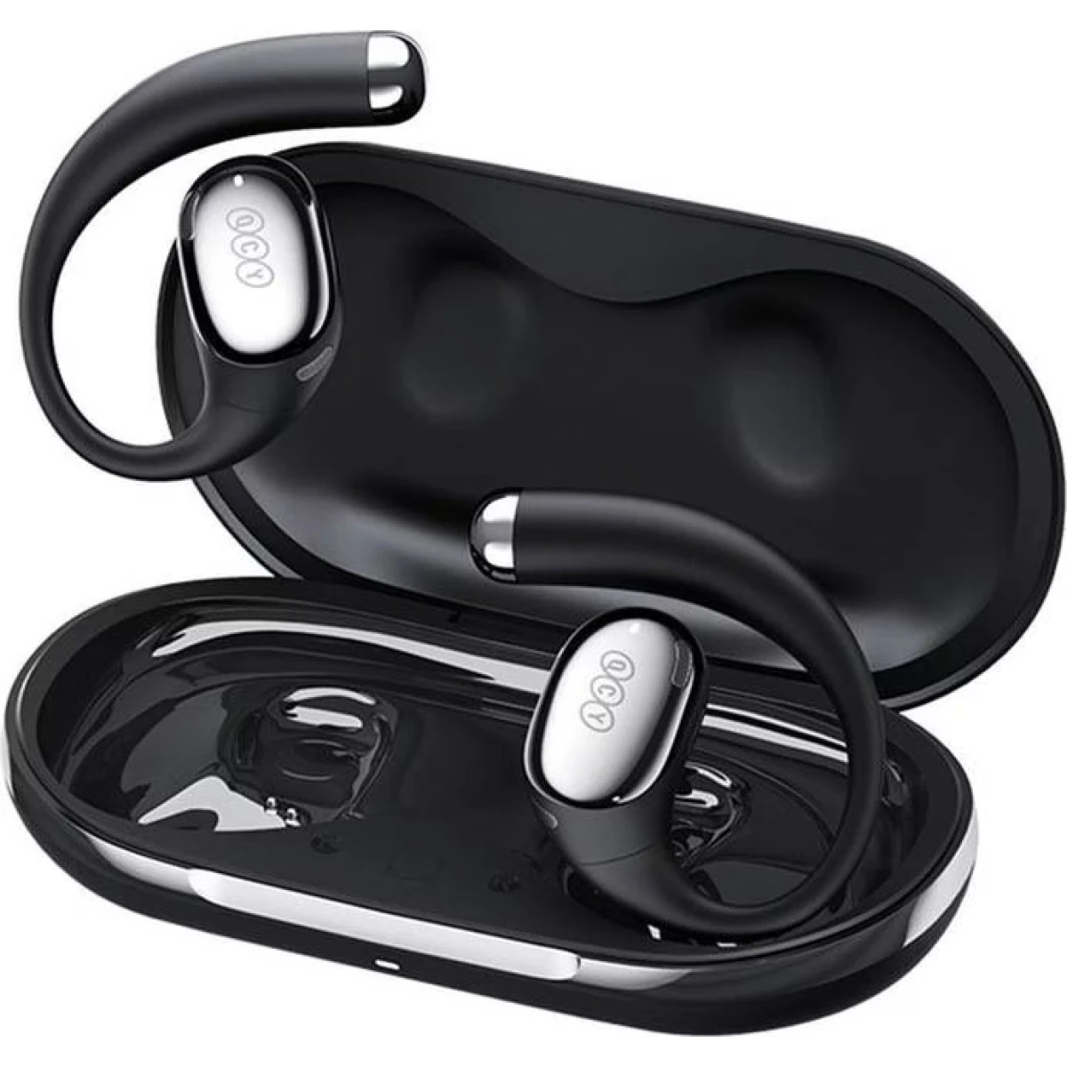 QCY Crossky R70 Black (CT-02) Open Ear Wireless Headphones BT 6.0 SBC/AAC/LDAC 52 hours Hi-Res Audio - Image 2