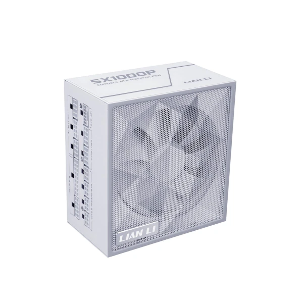 Lian Li SX 1000P White - PLATINUM 1000W - ATX 3.1 - 12V-2x6 - Japanese Capacitor - 10 Years Warranty