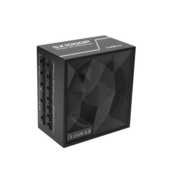 Lian Li SX 1000P Black - PLATINUM 1000W - ATX 3.1 - 12V-2x6 - Japanese Capacitor - 10 Years Warranty
