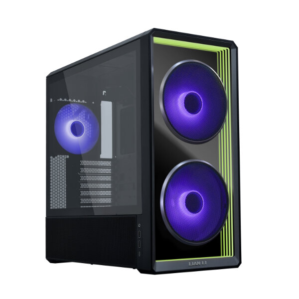 Lian Li LANCOOL 217 INF Black – Infinity Mirror – ATX PC Case (3 FANS Included) 2 x 170mm,1 x 140mm