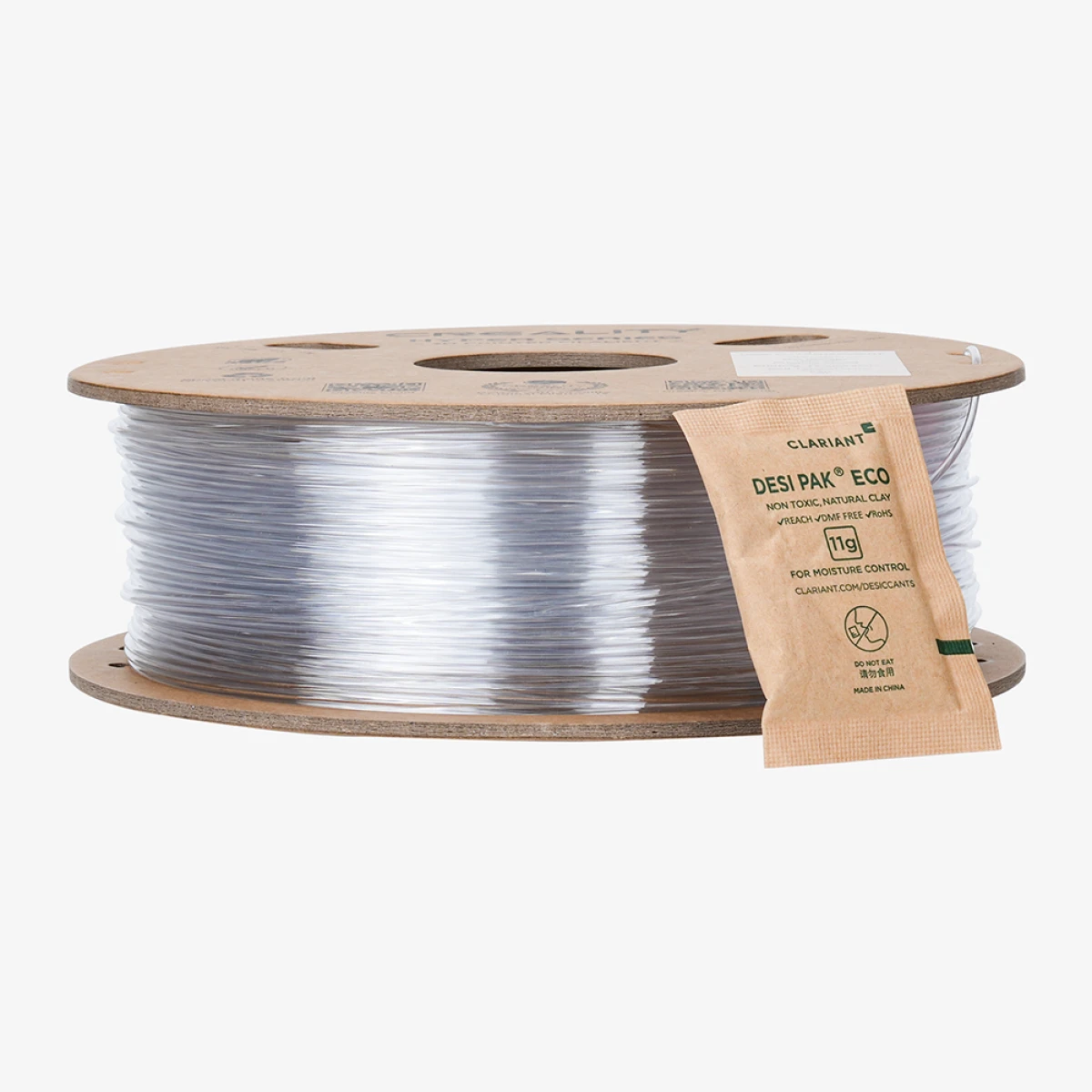 Creality Hyper PC Transparent 3D Printer Filament Crystal Clear Finish 1.75mm 1KG - Image 2