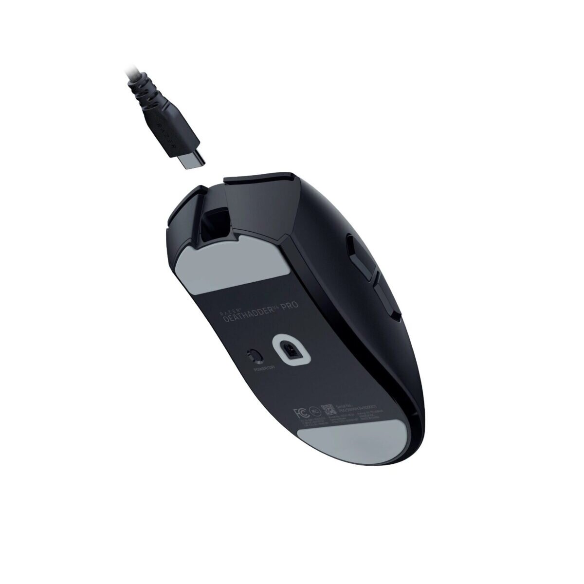 Razer DEATHADDER V4 PRO BLACK - 56g Wireless Gaming Mouse - Ergonomic - 120 Hours Battery - 45K DPI - Image 4