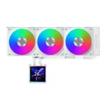 Lian Li Hydroshift II LCD-S 360CL White - RGB AIO CPU Cooler - 3.4" Screen - 1851/1700, AM5/AM4