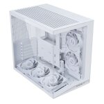 Lian Li O11D Mini V2 FLOW WHITE - ATX PC GAMING CASE - 5x FANS - IMPROVED AIRFLOW - GPU SUPPORT BRAC - Image 2