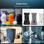 CREALITY EN-PLA+ Green Ender 3D Printer Filament Strength 34MPA Bend 77MPa 1 kg Spool1.75 - Image 5