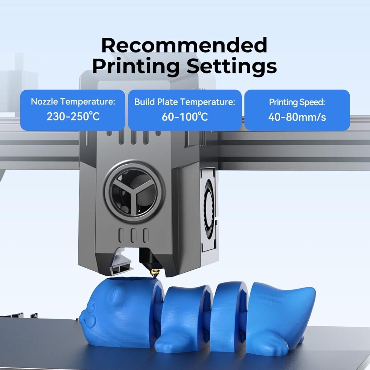 Creality CR-PETG Value Pack 4kg - No Reel - 4x White 3D Printer Filament Refill - Image 5