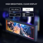 Lian Li 8.8" Universal Screen Black - For Any PC - ARGB Frame - Display Panel - LCD Mini Monitor - Image 5
