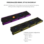 Lian Li UNI FAN TL-LCD Wireless Reverse 140 Black (1pc) Case Fan - No Controller Included - Image 4