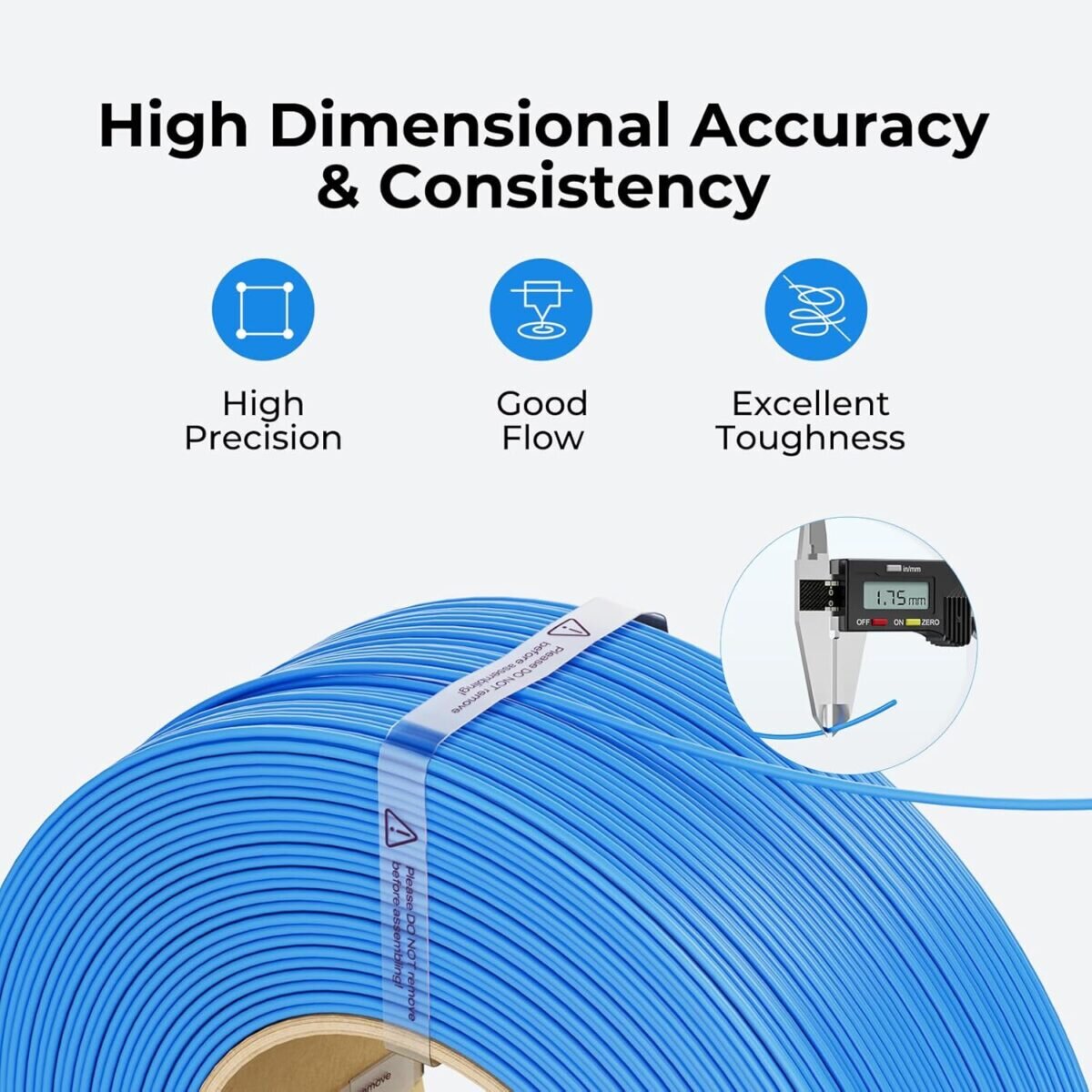 Creality CR-PETG Value Pack 4kg - No Reel - 4x White 3D Printer Filament Refill - Image 2