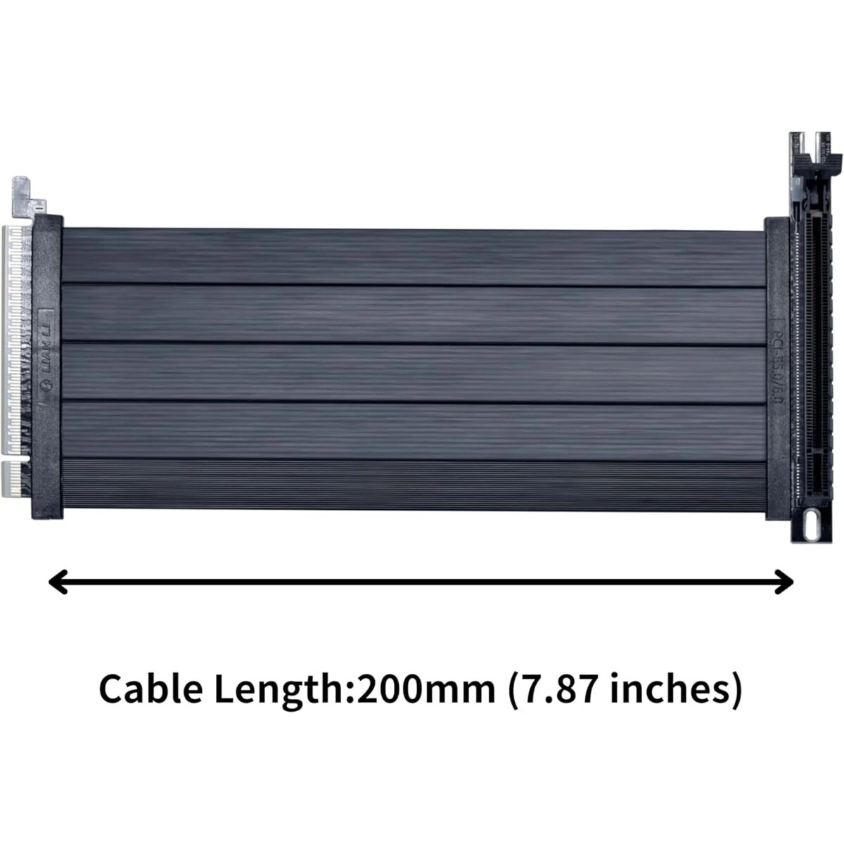 Lian Li PCIe 5.0 RISER CABLE 200mm - Black - Image 4
