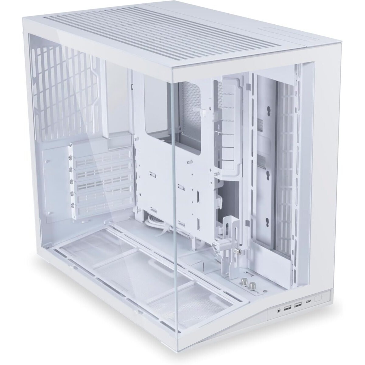 Lian Li O11D Mini V2 WHITE - ATX PC GAMING CASE - IMPROVED AIRFLOW - GPU SUPPORT BRACKET - Image 2