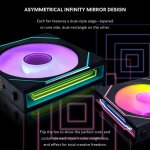 Lian Li UNI FAN SL INFINITY Wireless 3-Pack Black aRGB PWM 120mm 0~2200RPM Controller Included - Image 5