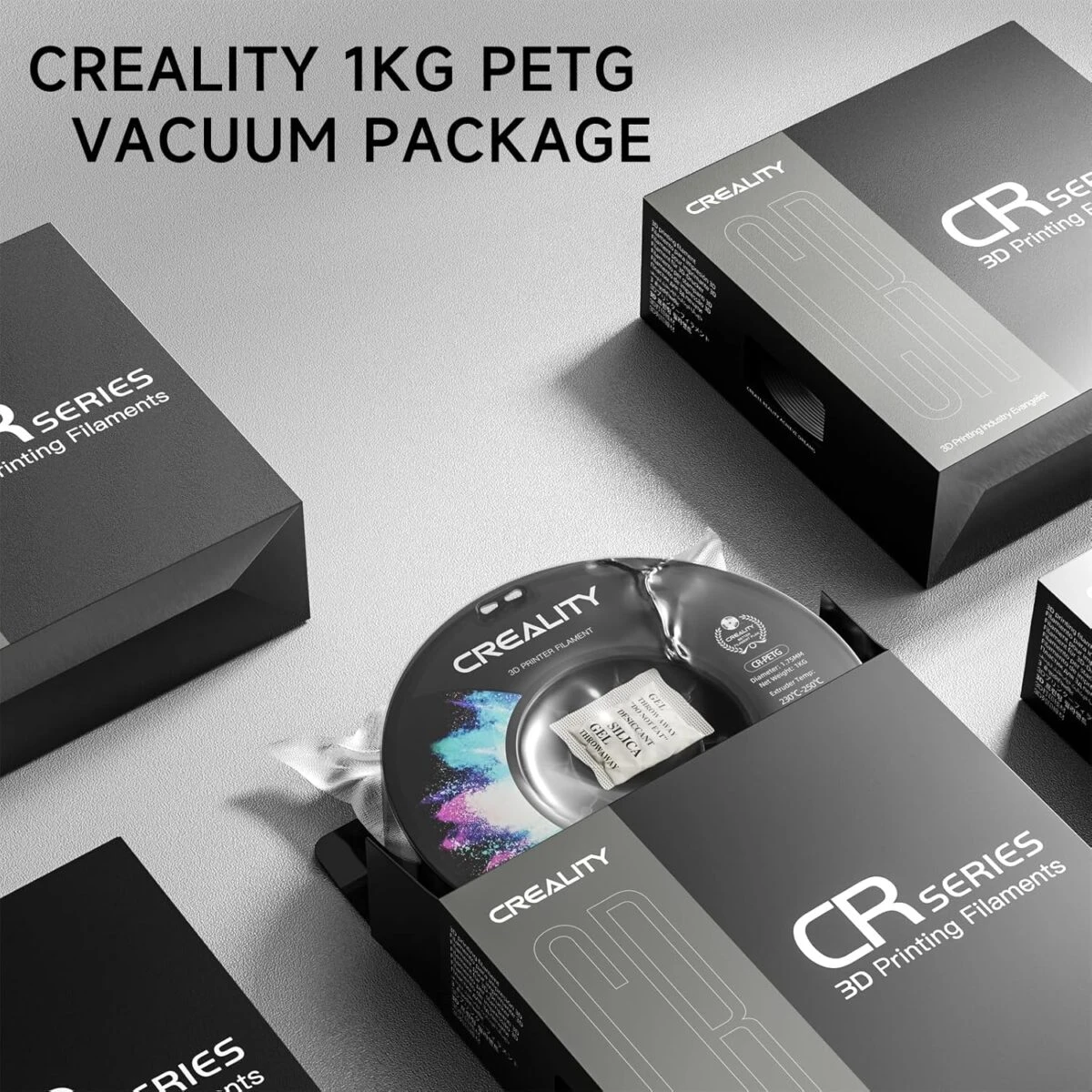 Creality CR-PETG Purple 3D Printer Filament, Hard Glossy, Tensile Str. 49MPA, 1 kg Spool1.75 - Image 4