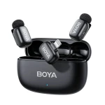BOYA mini 2 iPhone Lightning - 2,4GHz 2mic Wireless AI-ANC Mic w. Charging Box Mono/stereo/safety-tr
