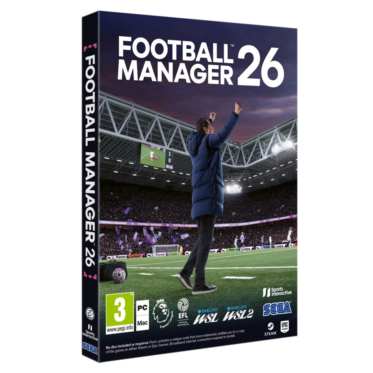 Football Manager 2026 PC (Code in a box, includes Greek Language) - Image 2