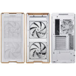 Lian Li LANCOOL 217 White - Wood Accent - ATX PC Case (5 FANS) 2 x 170mm, 1 x 140mm & 2 x 120mm PWM - Image 4
