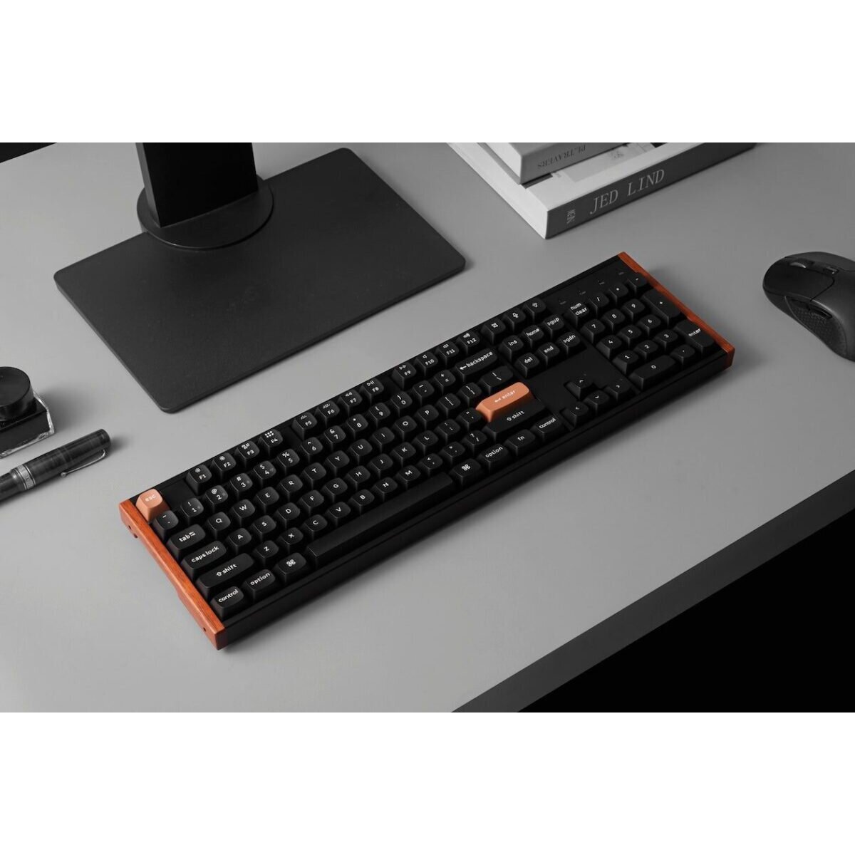 Keychron K10 HE (K10H-F1) Special Wood Edition Wireless Magnetic Hall Effect RGB Keyboard 100% US - Image 3