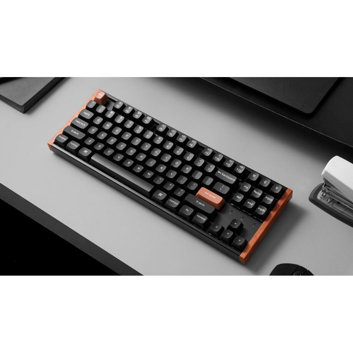 Keychron K8 HE (K8H-F1) Special Wood Edition Wireless Magnetic Hall Effect RGB Keyboard 80% US - Image 3
