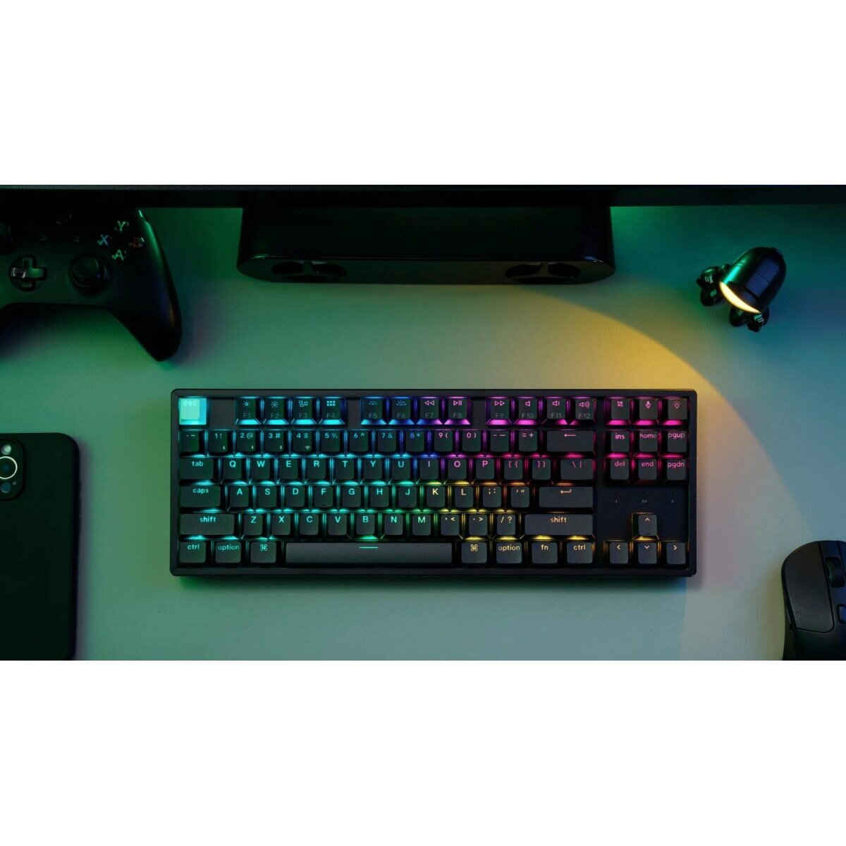 Keychron K8 HE (K8H-J1) Shine-Through Wireless Magnetic Hall Effect RGB Keyboard 80% US Layout - Image 4